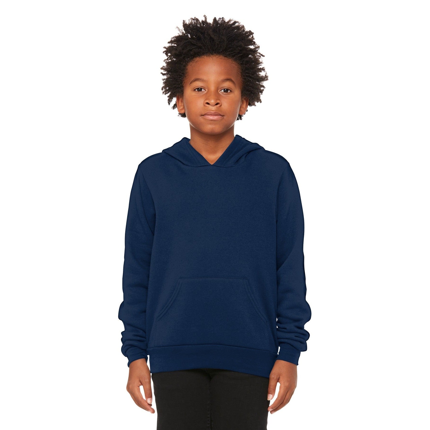 Bella + Canvas-BELLA+CANVAS ® Youth Sponge Fleece Pullover Hoodie BC3719Y-MedTech-4